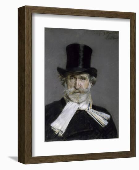 Portrait of Giuseppe Verdi, 1886-Giovanni Boldini-Framed Giclee Print