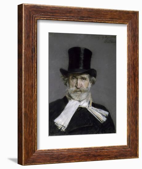 Portrait of Giuseppe Verdi, 1886-Giovanni Boldini-Framed Giclee Print