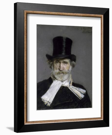 Portrait of Giuseppe Verdi, 1886-Giovanni Boldini-Framed Giclee Print