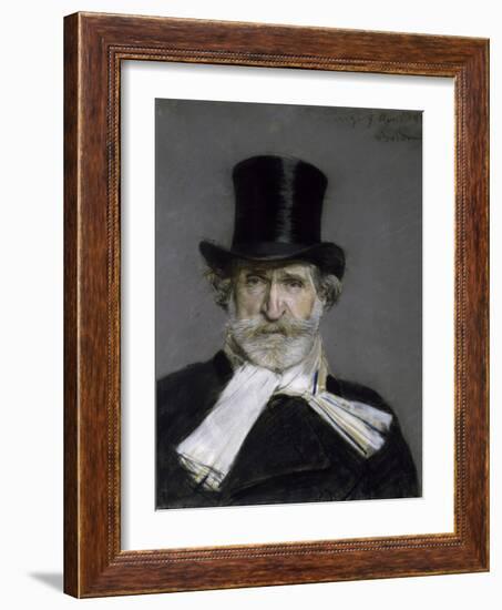 Portrait of Giuseppe Verdi, 1886-Giovanni Boldini-Framed Giclee Print