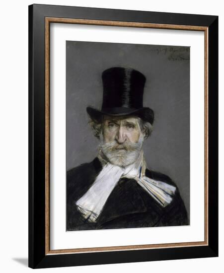 Portrait of Giuseppe Verdi, 1886-Giovanni Boldini-Framed Giclee Print