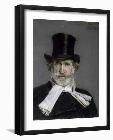 Portrait of Giuseppe Verdi, 1886-Giovanni Boldini-Framed Giclee Print