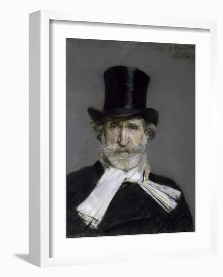 Portrait of Giuseppe Verdi, 1886-Giovanni Boldini-Framed Giclee Print