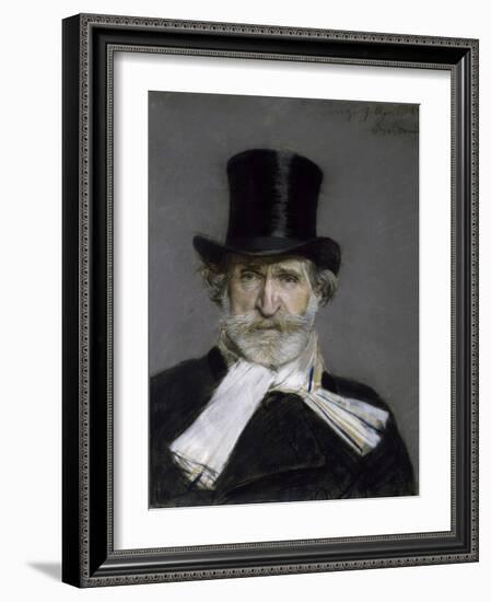 Portrait of Giuseppe Verdi, 1886-Giovanni Boldini-Framed Giclee Print