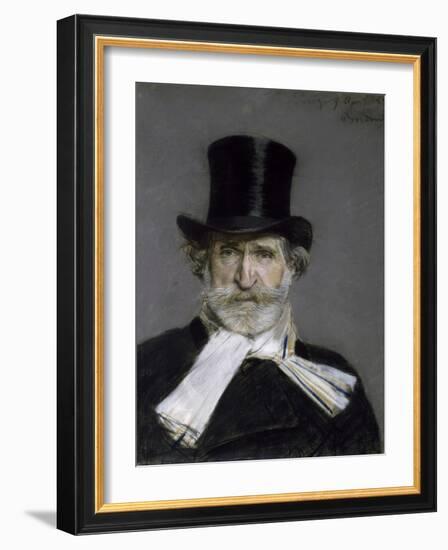 Portrait of Giuseppe Verdi, 1886-Giovanni Boldini-Framed Giclee Print