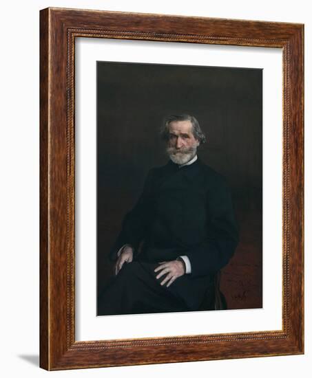 Portrait of Giuseppe Verdi-Giovanni Boldini-Framed Giclee Print