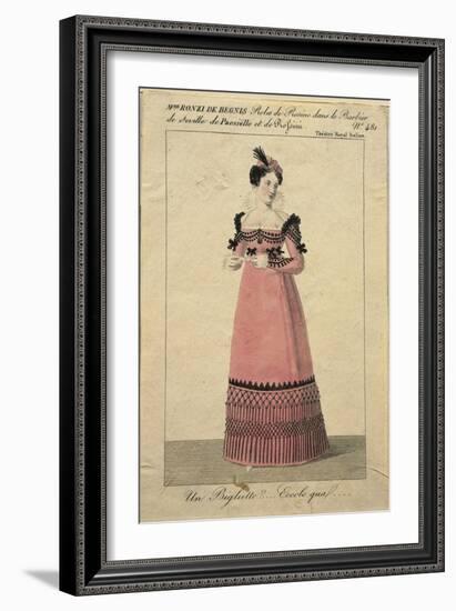 Portrait of Giuseppina Ronzi De Begnis in the Role of Rosina in 'The Barber of Seville'-Giorgio Berti-Framed Giclee Print