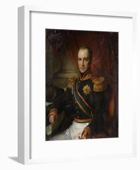 Portrait of Godart Alexander Gerard Philip-Cornelis Kruseman-Framed Art Print