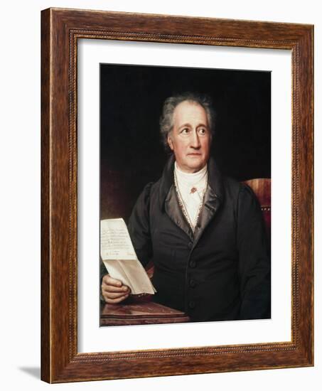 Portrait of Goethe-Joseph Karl Stieler-Framed Giclee Print