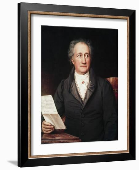 Portrait of Goethe-Joseph Karl Stieler-Framed Giclee Print