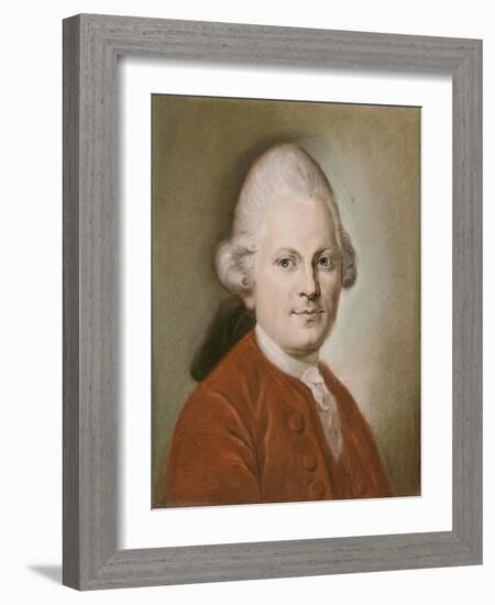 Portrait of Gotthold Ephraim Lessing, after 1770-Anton Graff-Framed Giclee Print