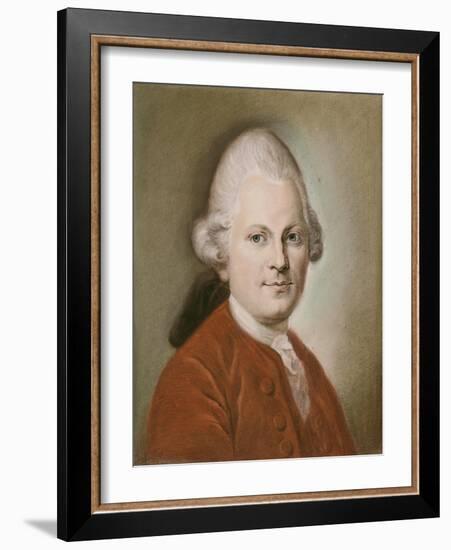 Portrait of Gotthold Ephraim Lessing, after 1770-Anton Graff-Framed Giclee Print
