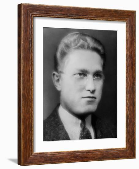 Portrait of Grad Student at Harvard, Ca. 1938-null-Framed Photographic Print