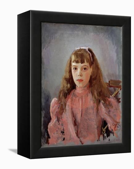 Portrait of Grand Duchess Olga Alexandrovna of Russia, 1893-Valentin Alexandrovich Serov-Framed Premier Image Canvas