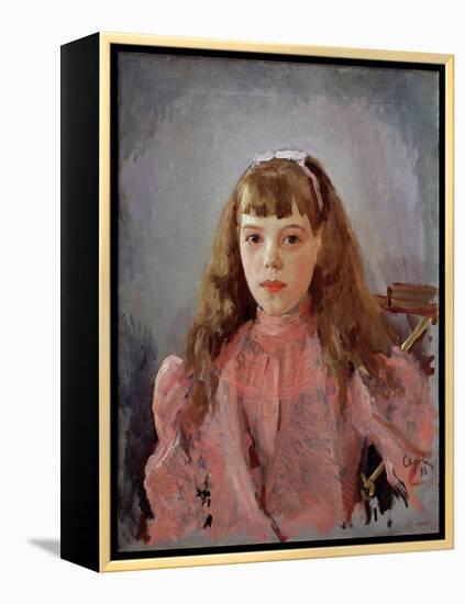 Portrait of Grand Duchess Olga Alexandrovna of Russia, 1893-Valentin Alexandrovich Serov-Framed Premier Image Canvas