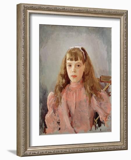 Portrait of Grand Duchess Olga Alexandrovna-Valentin Aleksandrovich Serov-Framed Giclee Print