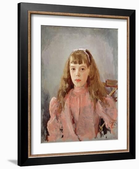 Portrait of Grand Duchess Olga Alexandrovna-Valentin Aleksandrovich Serov-Framed Giclee Print