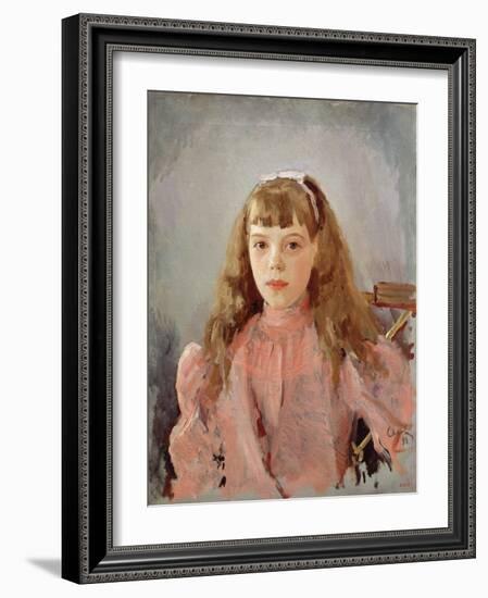 Portrait of Grand Duchess Olga Alexandrovna-Valentin Aleksandrovich Serov-Framed Giclee Print