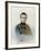 Portrait of Grand Duke Alexander Alexandrovich, Later Tsar Alexander III, 1861-Andrei Franzovich Belloli-Framed Premium Giclee Print