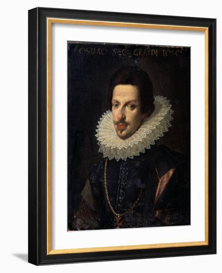 Portrait of Grand Duke of Tuscany Cosimo II De' Medici, 17th Century-Justus Sustermans-Framed Giclee Print