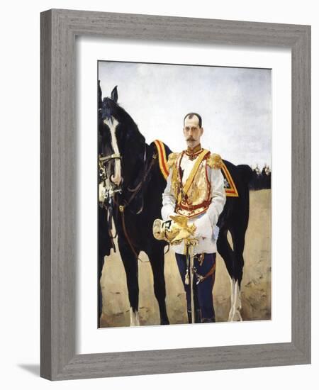 Portrait of Grand Duke Paul Alexandrovich of Russia (1860-191), 1897-Valentin Alexandrovich Serov-Framed Giclee Print