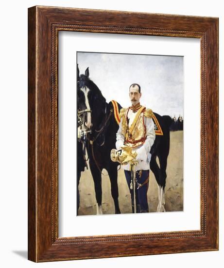 Portrait of Grand Duke Paul Alexandrovich of Russia (1860-191), 1897-Valentin Alexandrovich Serov-Framed Giclee Print