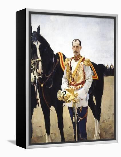 Portrait of Grand Duke Paul Alexandrovich of Russia (1860-191), 1897-Valentin Alexandrovich Serov-Framed Premier Image Canvas