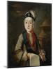 Portrait of Grand Duke Pavel Petrovich (1754-180) as Child, Mid of the 18th C-null-Mounted Giclee Print