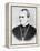 Portrait of Gregor Johann Mendel (b/w photo)-German photographer-Framed Premier Image Canvas