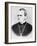 Portrait of Gregor Johann Mendel (b/w photo)-German photographer-Framed Giclee Print