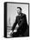 Portrait of Gregory Peck, Serious, Smoking a Cigarette-Nina Leen-Framed Premier Image Canvas