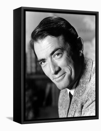Portrait of Gregory Peck-null-Framed Stretched Canvas