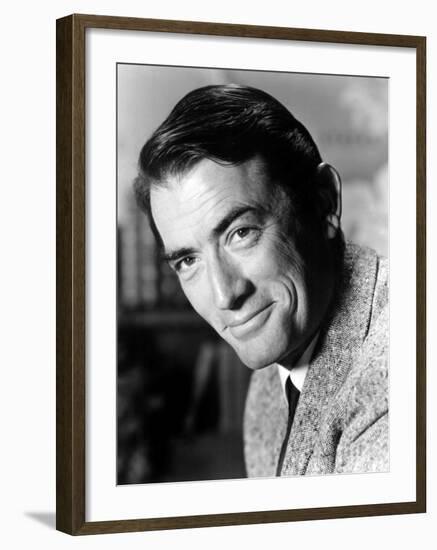 Portrait of Gregory Peck-null-Framed Photo