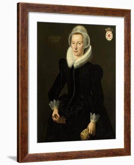 Portrait of Grietje Adriaensdr Grootes-Jacques Waben-Framed Art Print