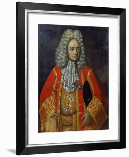 Portrait of Grigorij Dmitriewitsch Stroganoff-Roman Nikititsch Nikitin-Framed Giclee Print