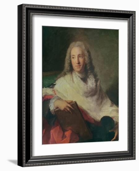 Portrait of Guillaume Joseph De L'espine (Oil on Canvas)-Jean-Marc Nattier-Framed Giclee Print