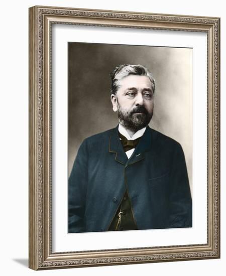 Portrait of Gustav Eiffel (1823-1923) French engineer-Nadar-Framed Giclee Print