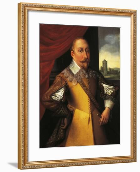 Portrait of Gustav Ii Adolf, King of Sweden-null-Framed Giclee Print