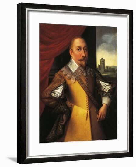 Portrait of Gustav Ii Adolf, King of Sweden-null-Framed Giclee Print