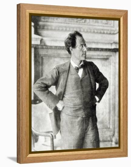 Portrait of Gustav Mahler, 1907-null-Framed Premier Image Canvas