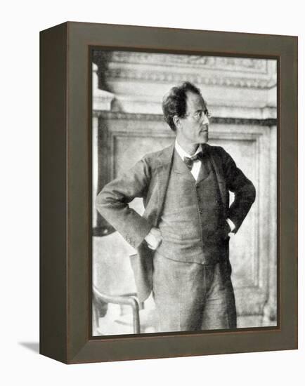 Portrait of Gustav Mahler, 1907-null-Framed Premier Image Canvas
