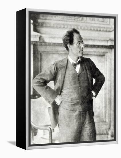 Portrait of Gustav Mahler, 1907-null-Framed Premier Image Canvas