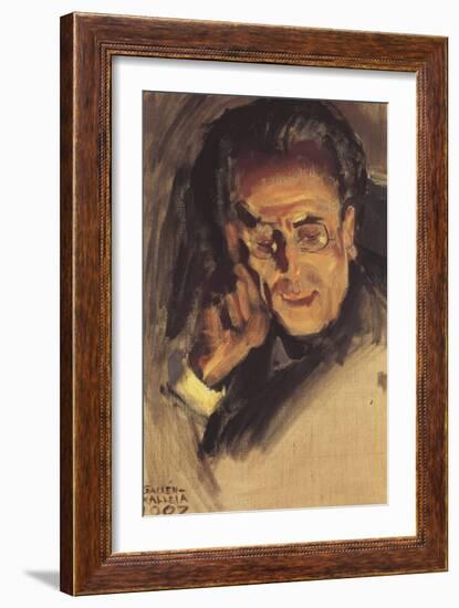 Portrait of Gustav Mahler, 1907-Akseli Gallen-Kallela-Framed Giclee Print