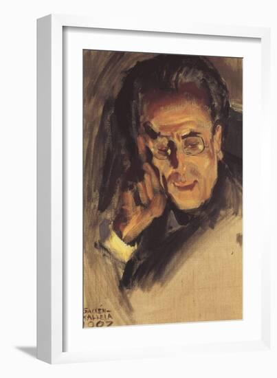 Portrait of Gustav Mahler, 1907-Akseli Gallen-Kallela-Framed Giclee Print