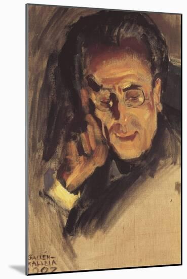 Portrait of Gustav Mahler, 1907-Akseli Gallen-Kallela-Mounted Giclee Print