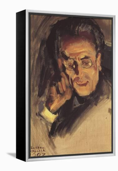 Portrait of Gustav Mahler, 1907-Akseli Gallen-Kallela-Framed Premier Image Canvas