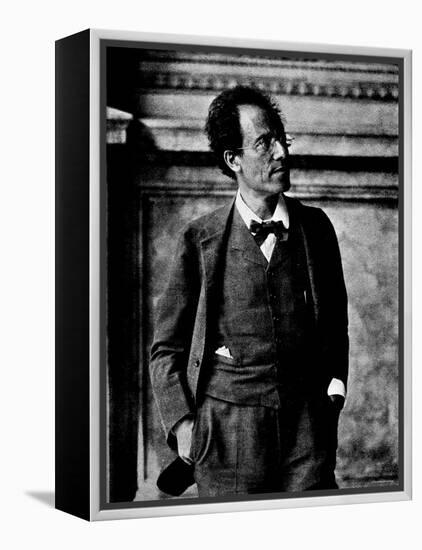 Portrait of Gustav Mahler-null-Framed Premier Image Canvas