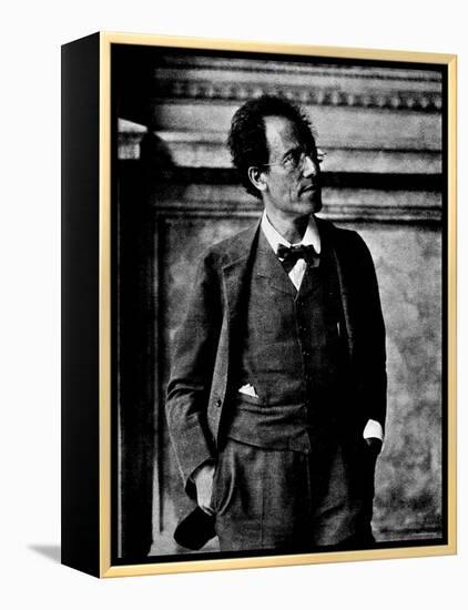 Portrait of Gustav Mahler-null-Framed Premier Image Canvas