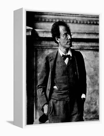 Portrait of Gustav Mahler-null-Framed Premier Image Canvas