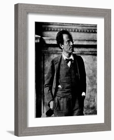 Portrait of Gustav Mahler-null-Framed Photographic Print